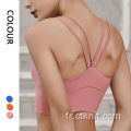 soutien-gorge de yoga crop top